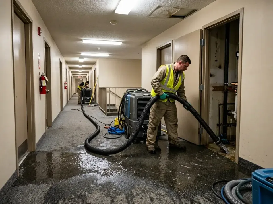 multi-unit-apartment-hallway-f-005 — frequently asked questions, Emergency Burst Pipe Water Extraction & Removal in Beloit,…